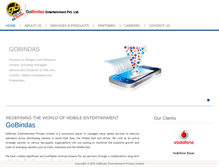 Tablet Screenshot of gobindas.com